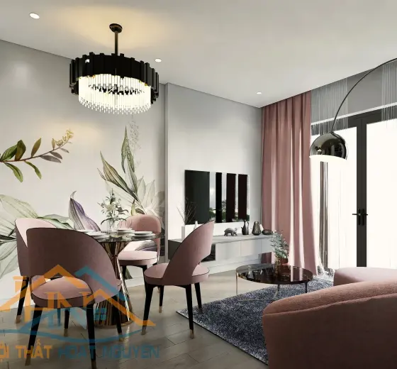 Thiết kế Nội thất 1PN+, 42m2, Vinhome Q9, PC hiện đại